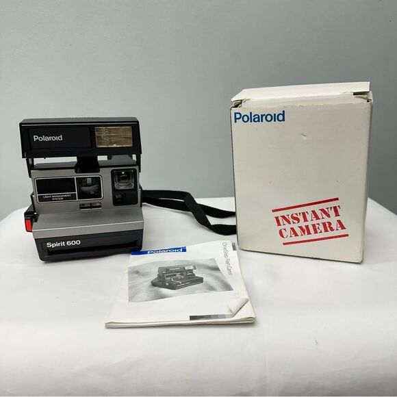 Polaroid Other - vintage Polaroid Spirit 600 light management system grey silver instant camera